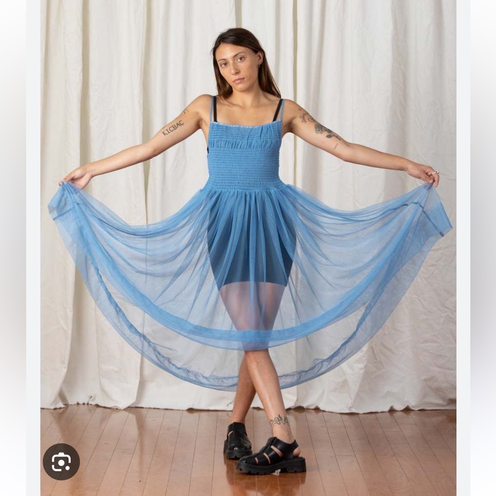 Ali Golden Mesh ballerina dress, size S - Picture 2 of 8